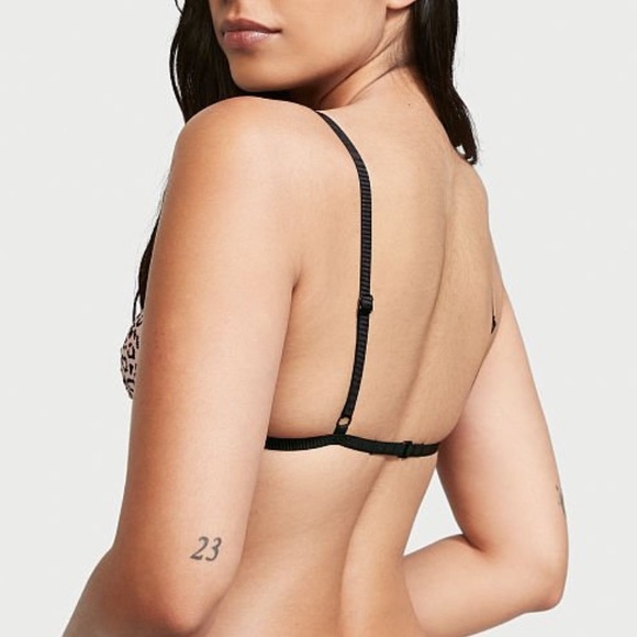 VS Leopard Wild wanderer bralette swim top XL or XXL NWT - Picture 2 of 4